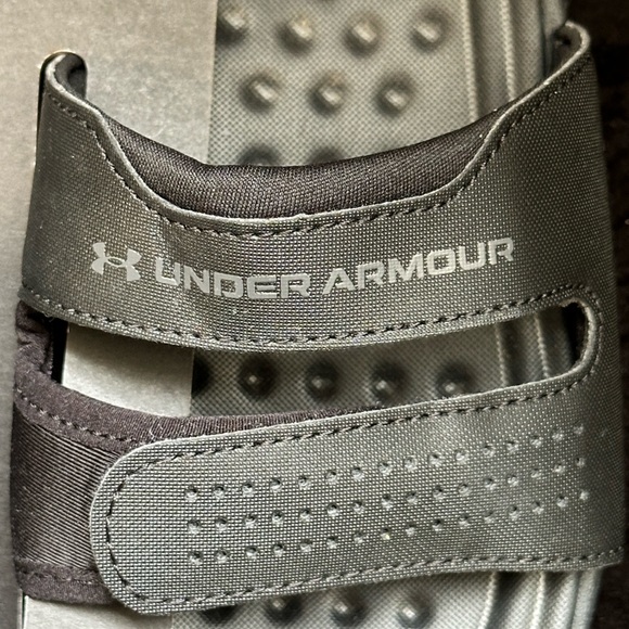 NEW Under Armour Black Womens Slides - Picture 2 of 3